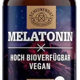 Melatonin Tabletten 365 Stk - 0,5mg Hochdosiert für optimalen Schlaf - Laborgeprüft und Vegan