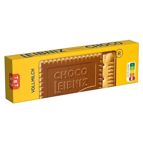 LEIBNIZ Choco Vollmilch, 125 g – Butterkekse in zarter Milchschokolade