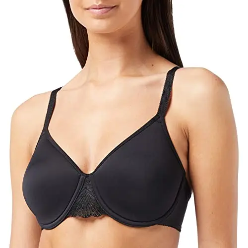 Triumph Damen BH My Perfect Shaper WP, gepolstert, mit Bügel, verstellbare Träger, 85E, Schwarz