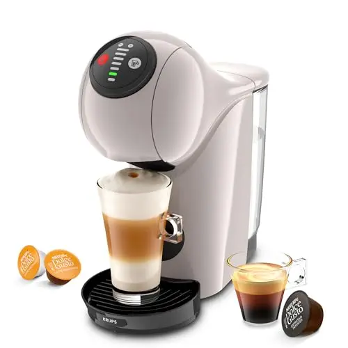Krups Nescafé Dolce Gusto Genio S Kaffeekapselmaschine, kompakt, Taupe