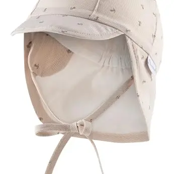 Sterntaler Schirmmütze Anker - Baby- und Kinder Sonnenmütze mit Nackenschutz - Beige, Größe 51