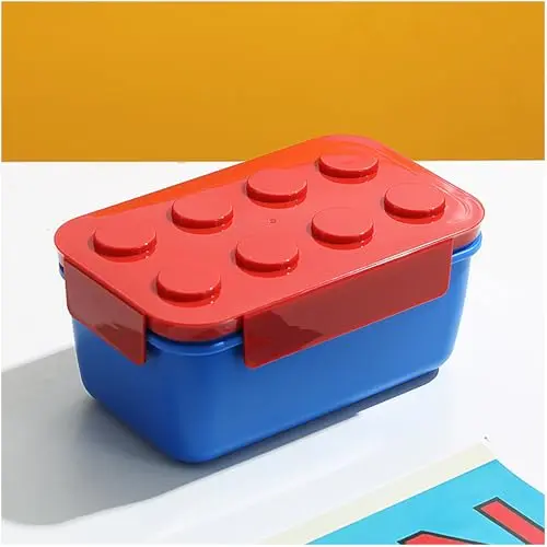 Brotzeitbox für Kinder - Auslaufsichere Lunchbox mit Fächern (1300ml) für Schule, Picknick und Freizeit