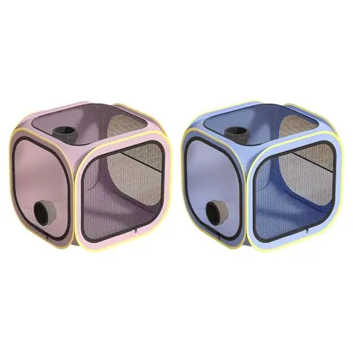 Hunde-Trocknerbox – Tragbare Fellpflegekiste für alle Hunde und Katzen, 500 g, PVC