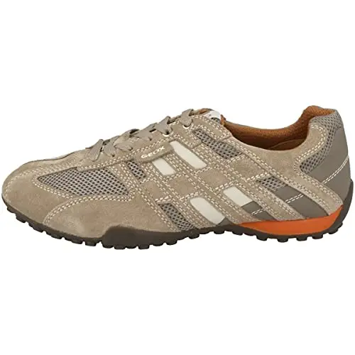 Geox Herren Sneaker U Snake K, Bequem, Beigebraun, EU Größe 39