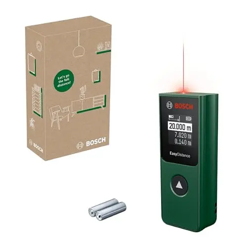 Bosch Lasermessgerät EasyDistance 20 – präzise Messung bis 20 m, handlich und einfach zu bedienen