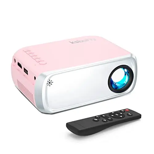 Tragbarer LED Mini Projektor für Outdoor Filme - kompatibel mit HDMI, USB, Laptop, TV Stick, iOS und Android