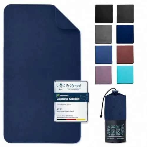Microfaser Handtuch 30x50cm - Schnelltrocknend, Saugfähig & Vielseitig für Sport, Strand, Sauna & Reise