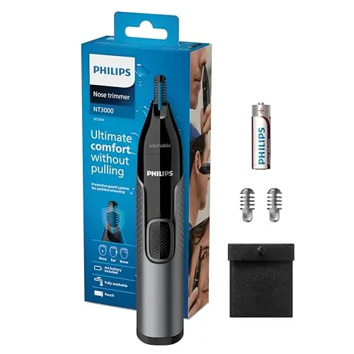 Philips Nasenhaar- und Ohrenhaartrimmer Series 3000 mit PrecisionTrim-Technologie