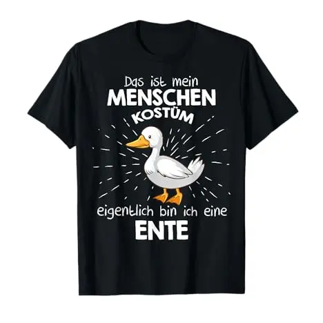 Menschen Kostüm: Bin ich eine Ente? Halloween T-Shirt