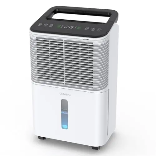 CONOPUPlus Luftentfeuchter 16L/Tag, Ultraleise mit AUTO Modus und 24H Timer