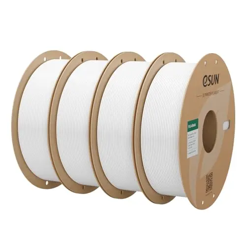 eSUN PLA 3D Drucker Filament 1.75mm, 1kg, Kaltes Weiß, hochwertige Qualität