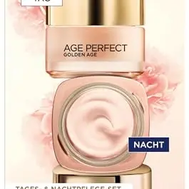L'Oréal Paris Age Perfect Golden Age Set, Anti-Aging Pflege für reife Haut, 2 x 50 ml
