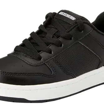 Skechers Boys Sneaker in Schwarz mit Weißem Trim - Größe 30 EU