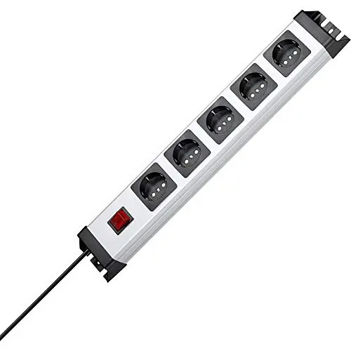 Kopp Powerversal Steckdosenleiste 5-fach mit Schalter
