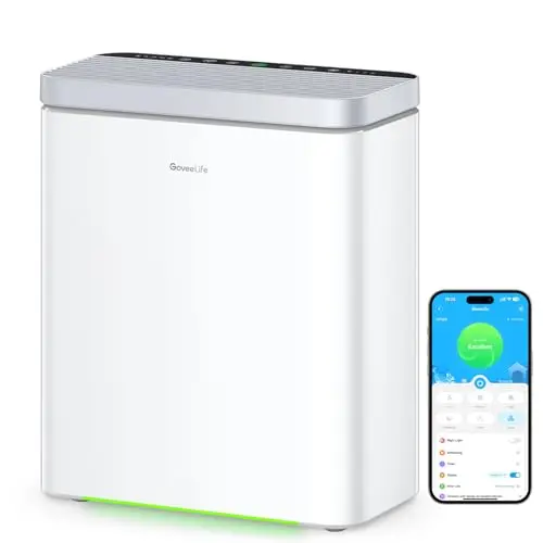 GoveeLife Smart-Luftreiniger mit PM2.5-Monitor für große Räume bis 97 m²