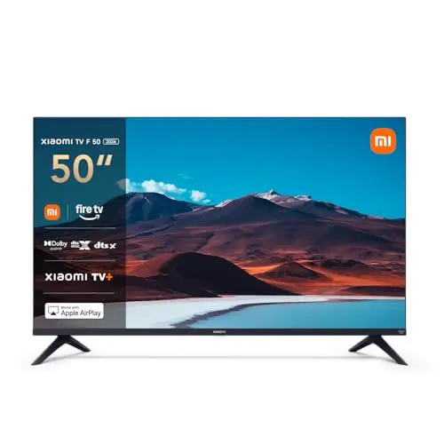 XIAOMI F 50 Smart TV 4K UHD, 50 Zoll, Fire TV, HDR, Sprachsteuerung mit Alexa, 2GB+32GB