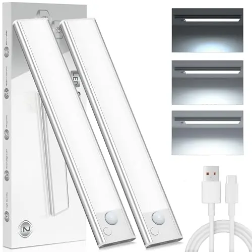 LED Unterbauleuchte für die Küche - 20cm mit Bewegungsmelder, Akku, kabellos und dimmbar