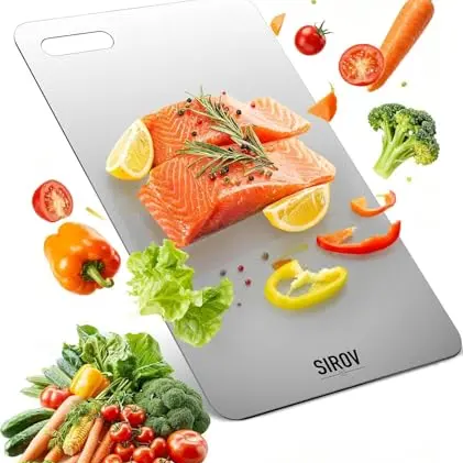Titan Schneidebrett, lebensmittelecht und langlebig – ideal für Küche, Camping & Alltag (40 x 25 cm)