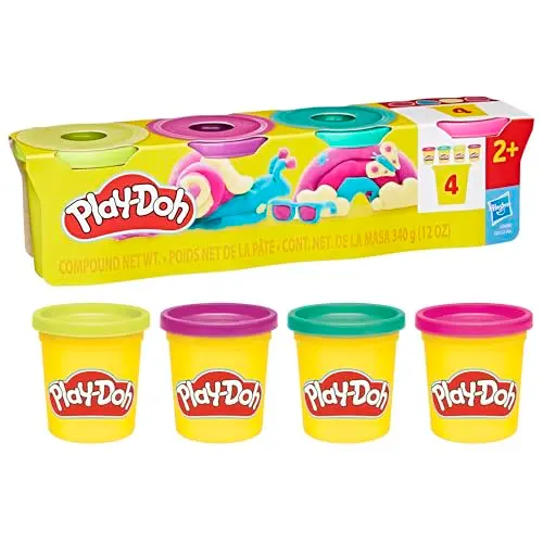 Play-Doh 4er-Pack Farben 85 g