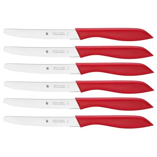 WMF Classic Line Frühstücksmesser Set 6-teilig, rot