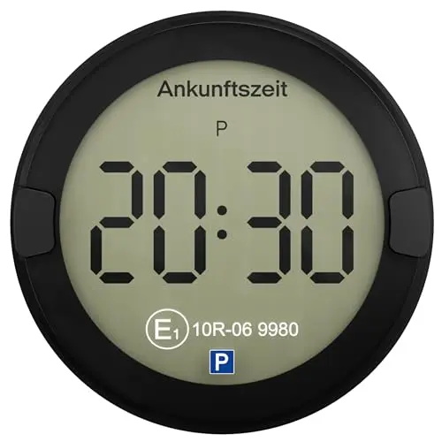 OOONO P-DISC NO2 - Elektronische Parkscheibe mit KBA-Zulassung für Autos