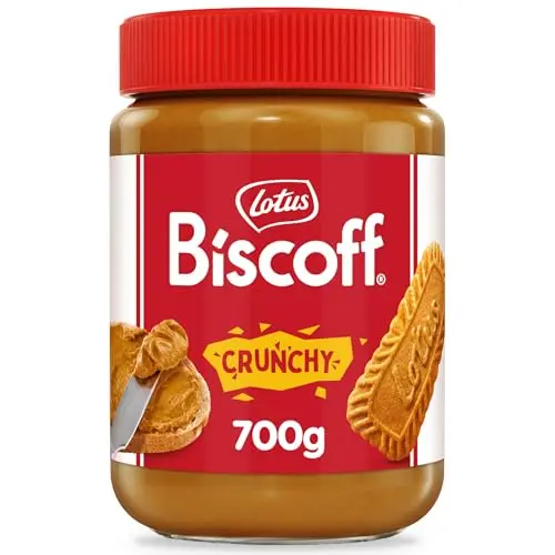 Lotus Biscoff Süßer Brotaufstrich mit Karamellgeschmack - Vegan und Nussfrei - 700g