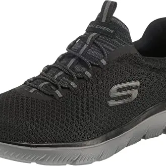Skechers Herren Sneaker Summits-52811, Schwarz, Größe 42 EU
