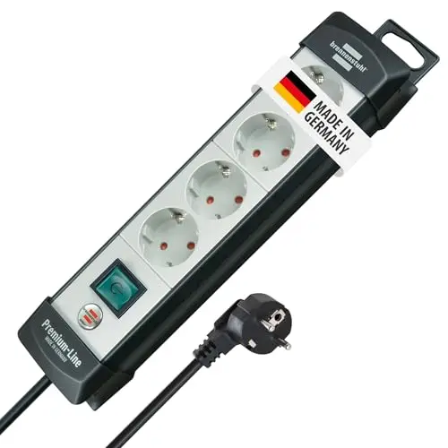Brennenstuhl Premium-Line Steckdosenleiste 4-fach, 5 m