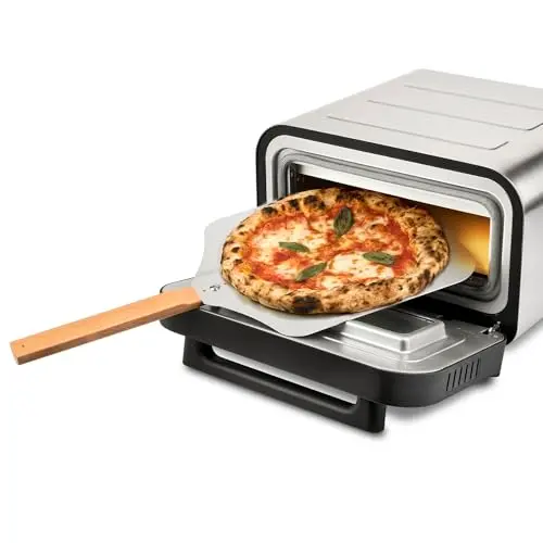 G3 Ferrari G10204 Pizza Pro – Pizza in 2 Minuten, 1700 W, digitales Display mit 6 Programmen, Zubehör und Rezeptbuch