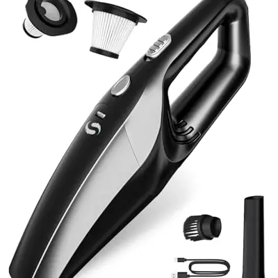 SERVOMASTER kabelloser Handstaubsauger, wiederaufladbar, für Auto, Haushalt & Büro, mit HEPA-Filter, ideal für Männer & Frauen