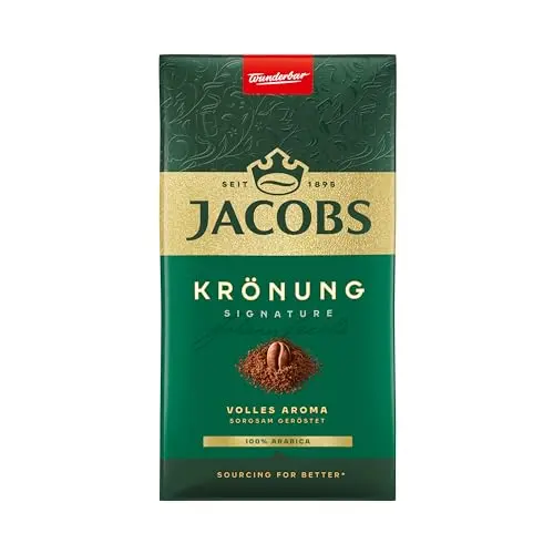 Jacobs Krönung Classic Filterkaffee, 100% Arabica, 500 g - für Filterkaffeemaschine & French Press