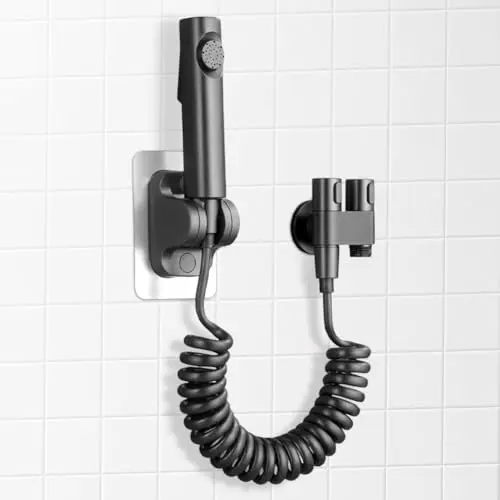 Bidet Handbrause mit 2m Schlauch - Platzsparendes Mini Design für die Toilette