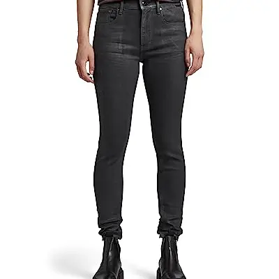 G-STAR Damen 3301 Skinny Jeans in Grau, Größe 26W / 32L