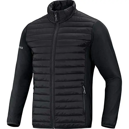 JAKO Herren Hybridjacke Premium Schwarz M