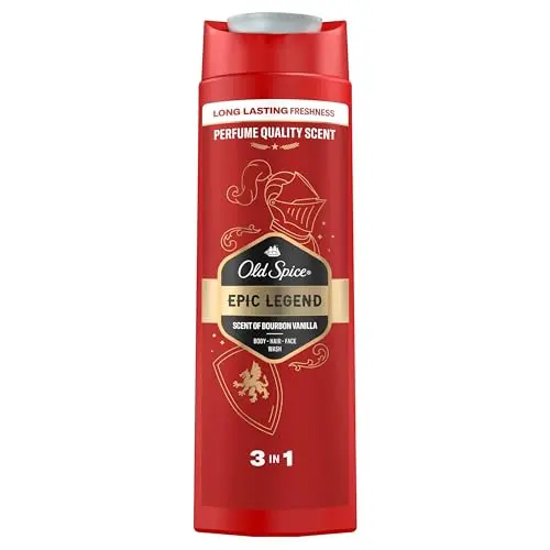 Old Spice Epic Legend 3-in-1 Duschgel für Männer, 400ml – Frische, Duft in Parfumqualität, für Haut, Gesicht und Körper