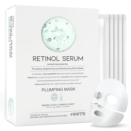 #OOTD Retinol Sheet Mask – Maske zur Hauterneuerung und Glättung. Ideal gegen Alterserscheinungen. Vegane koreanische Pflege