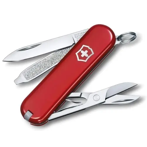 Victorinox Schweizer Taschenmesser Classic SD, 7 Funktionen, Rot