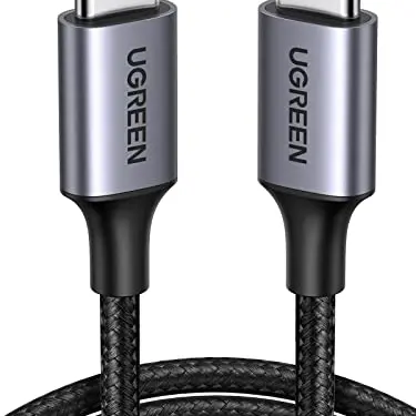 UGREEN USB-C Kabel 60W PD, kompatibel mit iPhone 16 Pro Max, Galaxy S24, MacBook Air und mehr (2M)