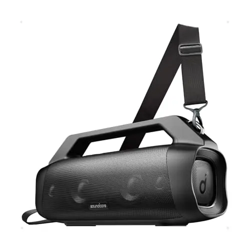 Anker Soundcore Motion Boom Plus Lautsprecher – 80W Stereo Sound, Wasserdicht für Camping, Pool und Garten