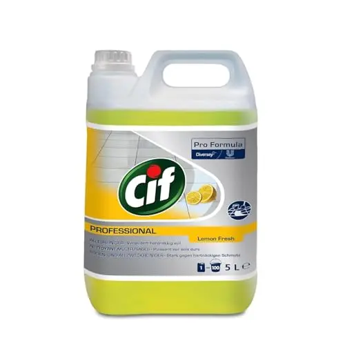 Cif Professional Allzweckreiniger Zitrus 5L – Fett- und Schmutzreiniger mit frischem Zitrusduft