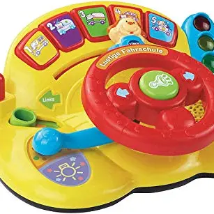 Vtech Baby Lustige Fahrschule – Spielzeug mit Musik und bunten Tasten für Kinder von 12-36 Monaten