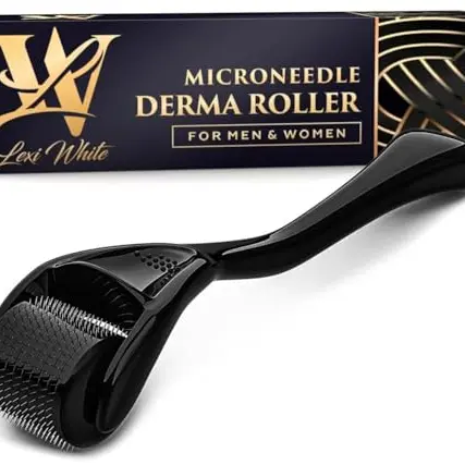 Dermaroller 0,5mm für Bart und Haare, Microneedling für Männer und Frauen