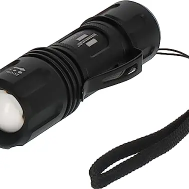 Brennenstuhl LED Taschenlampe LuxPremium TL 410 F, handlich, bis 34h Leuchtdauer, 136m Reichweite, IP44