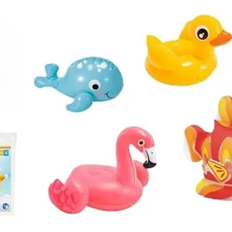 INTEX Aufblasbares Tier, 28 x 20 cm, Mehrfarbig für Kinder ab 2 Jahren
