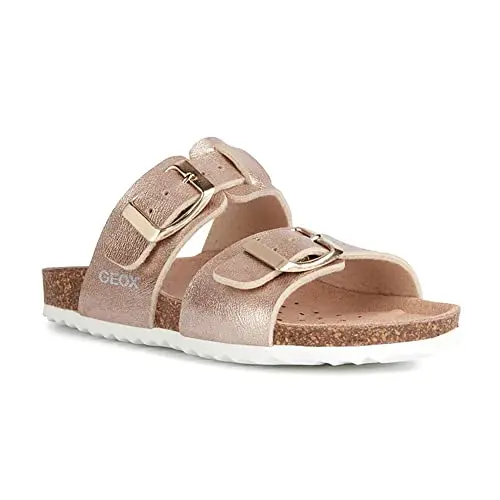 Geox Junior Mädchen Sandalen Adriel, Rose Gold, Größe 31 (EU)
