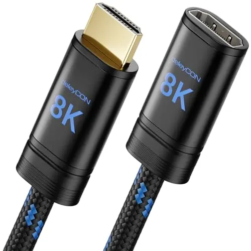 deleyCON 1,5m 8K HDMI 2.1 Verlängerungskabel