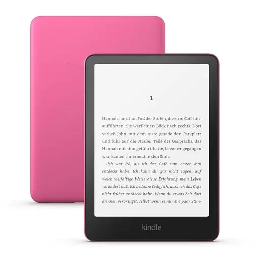 Amazon Kindle Paperwhite (16 GB) – 7-Zoll-Display, wochenlange Akkulaufzeit – rosa