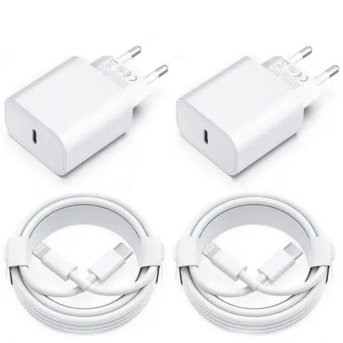 iPhone Ladekabel 25W Apple MFi Zertifiziert für iPhone 14 Pro Max, 13, 12, 11, XS, 8, 7, 6, SE, iPad - Schnellladegerät USB C