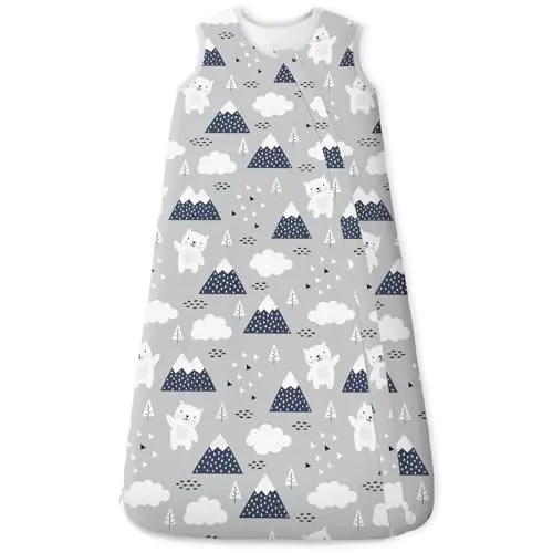 Yoofoss Baby Schlafsack Winter 2.5 Tog - 0-6 Monate Baumwolle für Jungen und Mädchen
