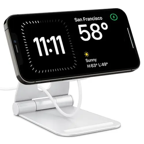 Spigen Mag Fit S Verstellbarer Ständer für MagSafe Ladegerät - Weiß